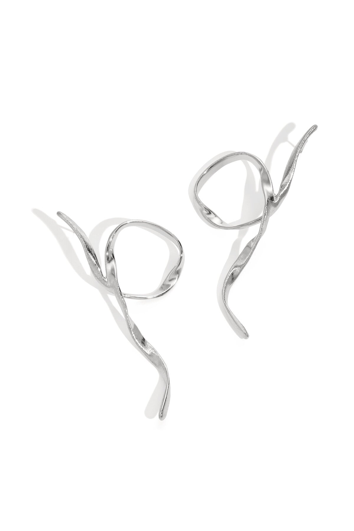 Elegant Silver & Gold Stud Earrings for Daily Wear
