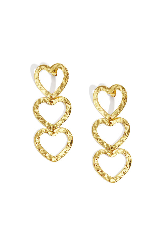 Elegant Heart Dangle Earrings for All Occasions