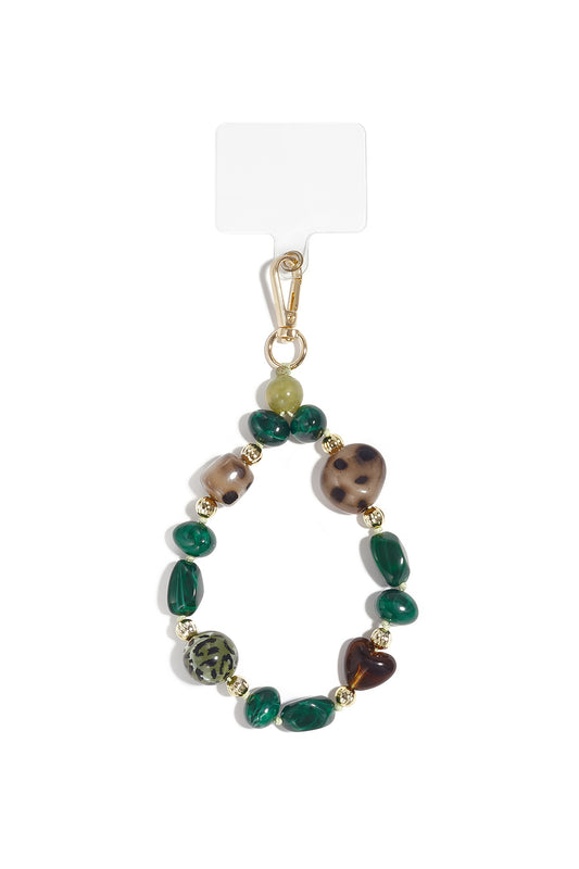 Telefoonketting met onregelmatige vorm, eenvoudige acryl, dagelijkse accessoires