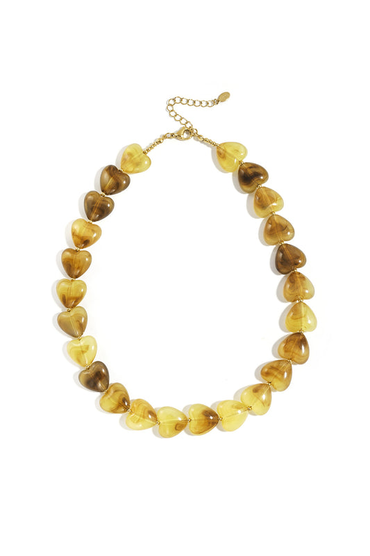 Chic Acrylic Beaded Necklace for Spring/Summer