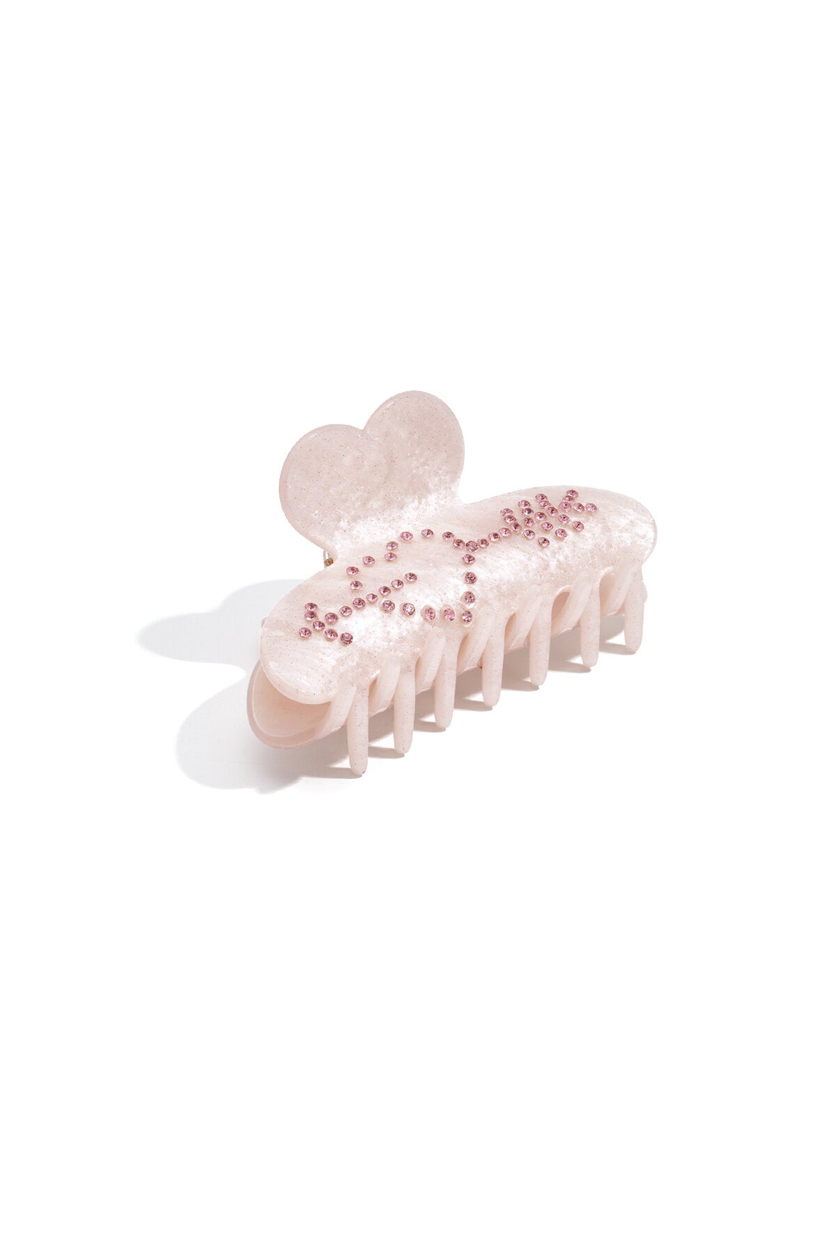 Chic Heart-Shaped Rhinestone Hair Clip for Valentine's Day