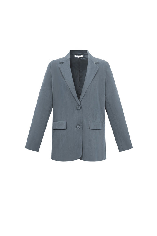 Elegant Khaki & Grey Woven Ladies' Suit Set for Fall/Winter