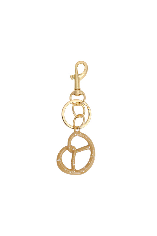 Elegant Brown Alloy Bag Charm for Everyday Style