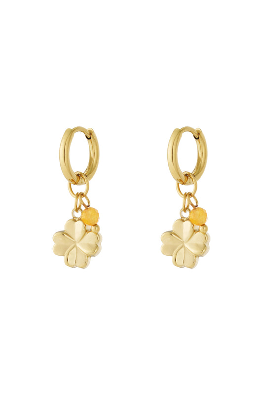Elegant Clover Drop Earrings for Spring/Summer