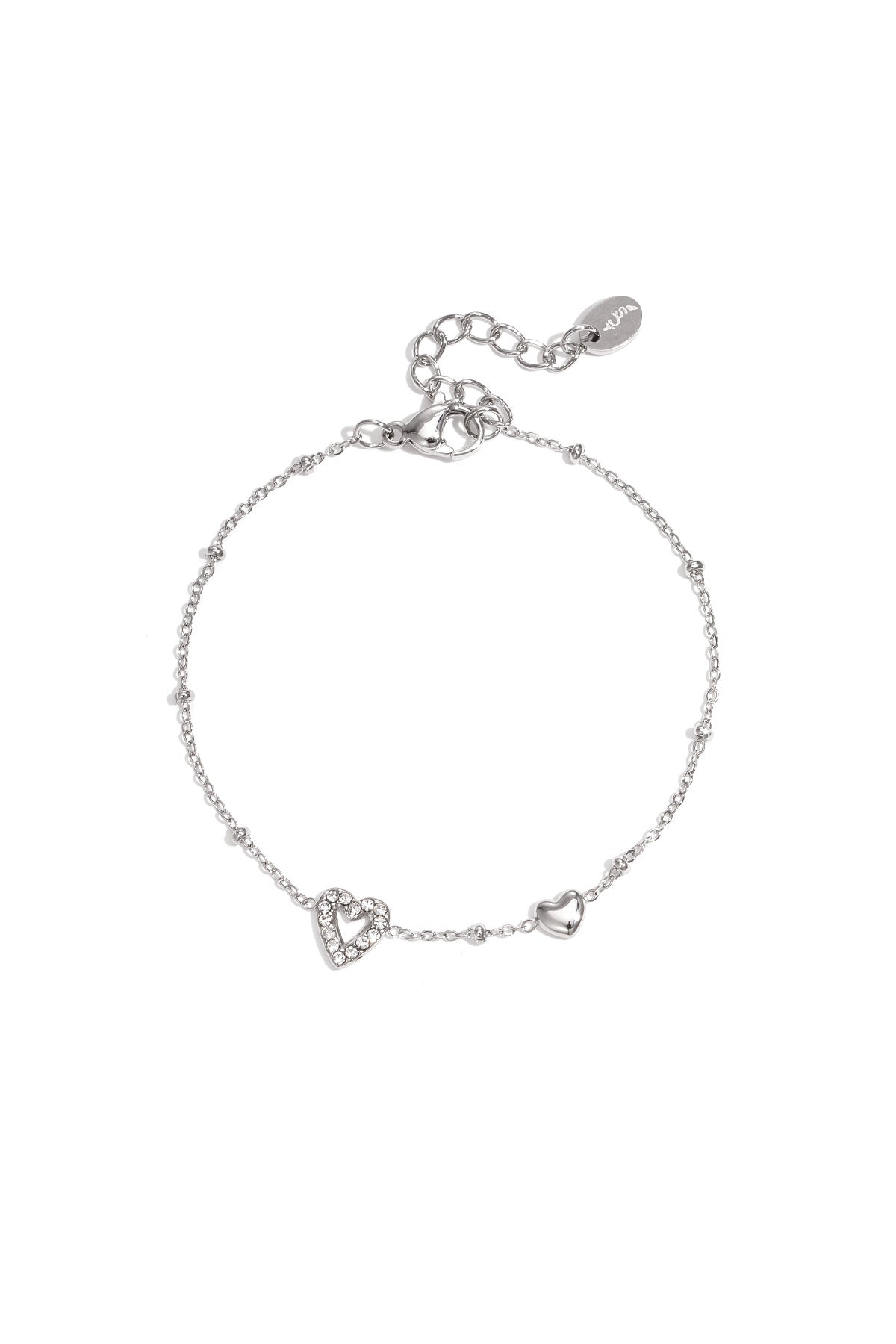Elegant Heart Charm Bracelet for Women