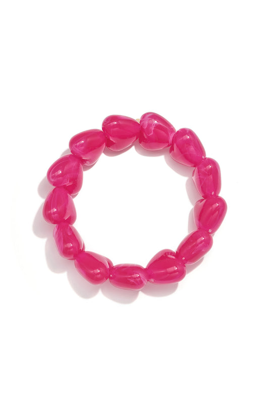 Charming Heart Bead Bracelets for Women