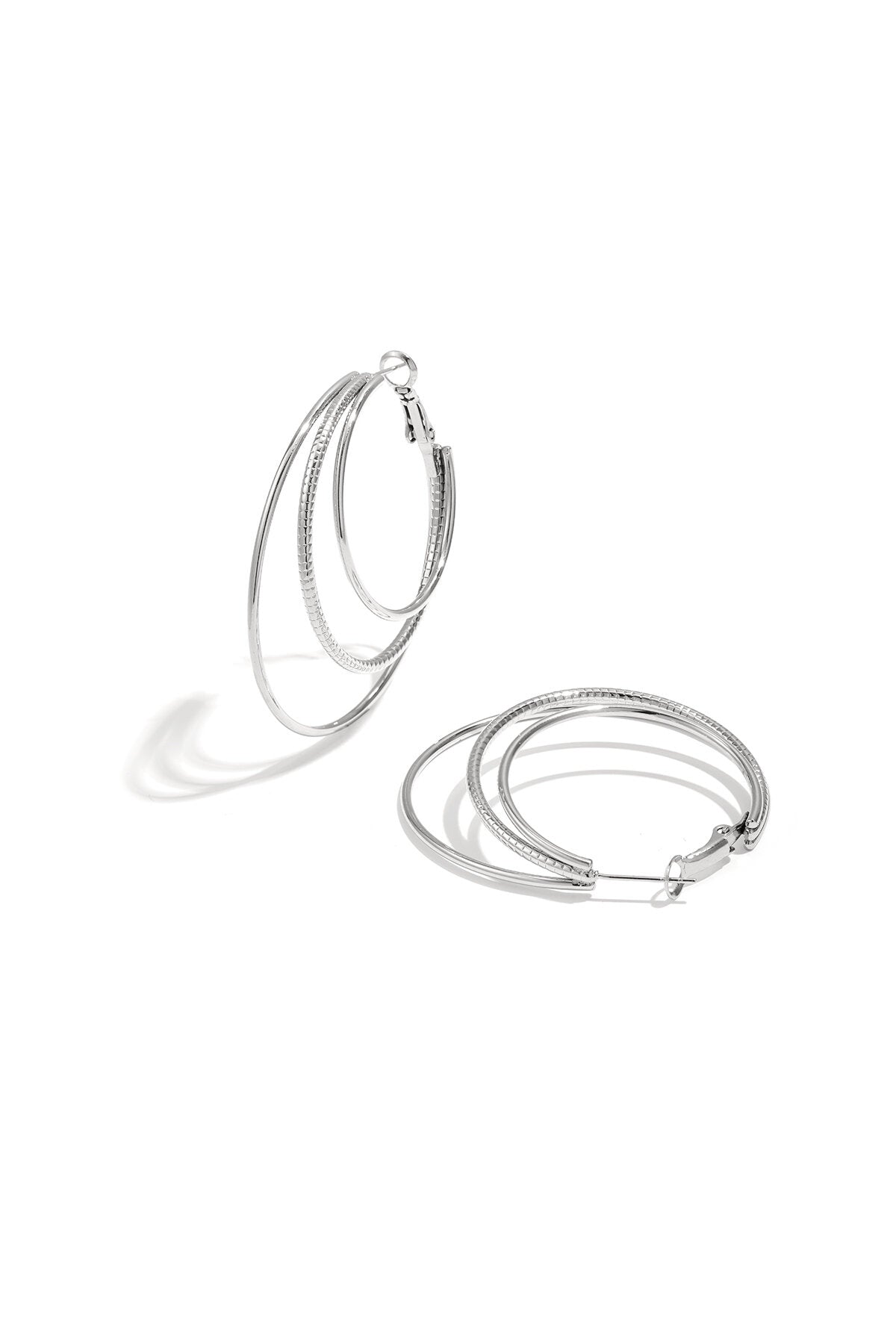 Stylish Stainless Steel Hoop Earrings for Women