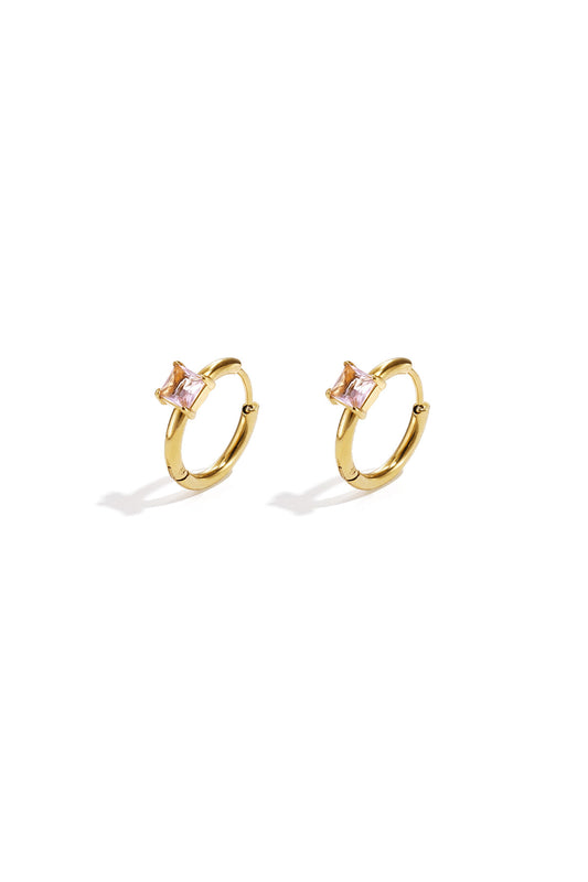 Stylish Rhinestone Hoop Earrings for Women