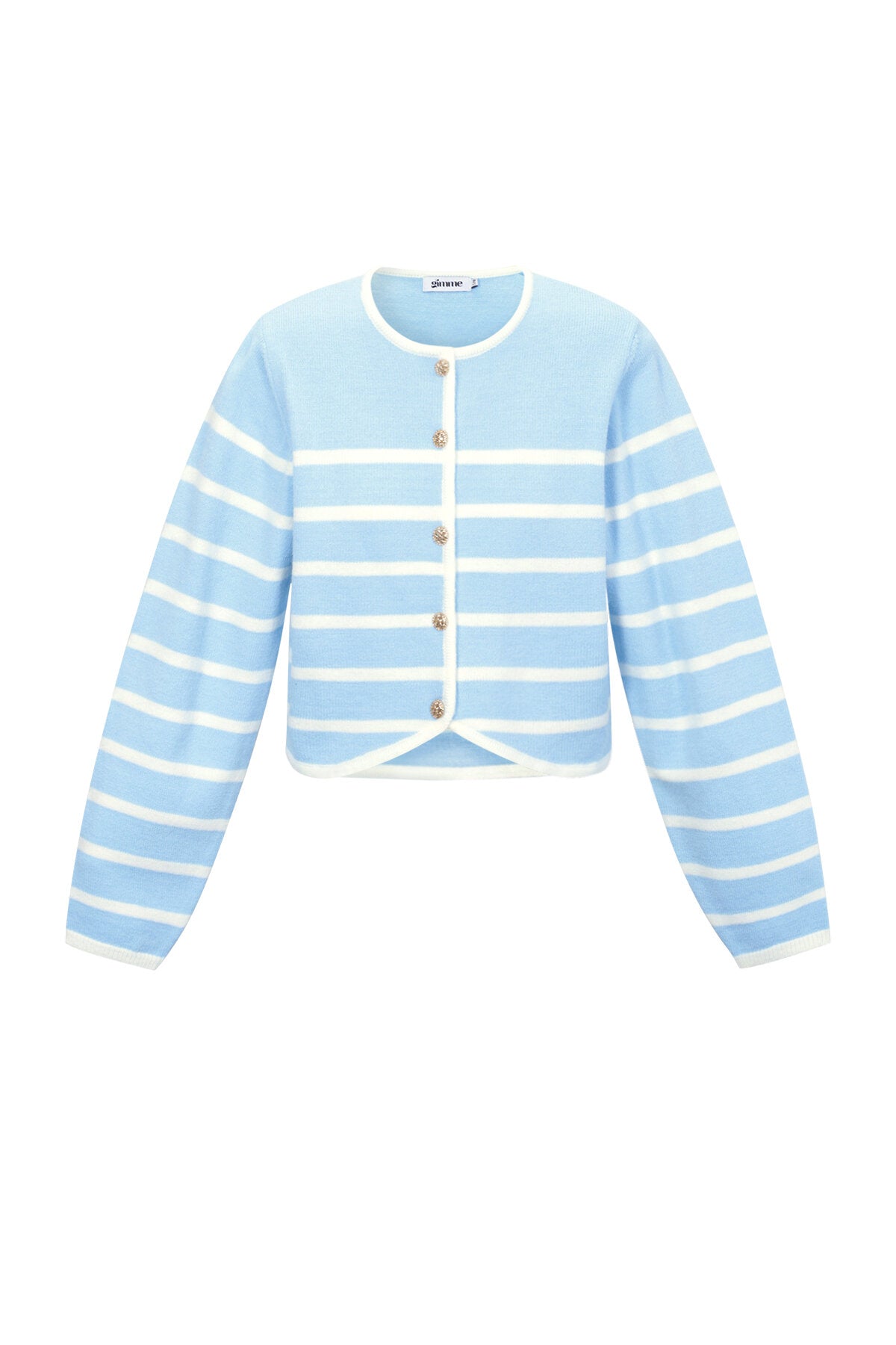 Gimme Casual Striped Knit Cardigan for Spring/Summer