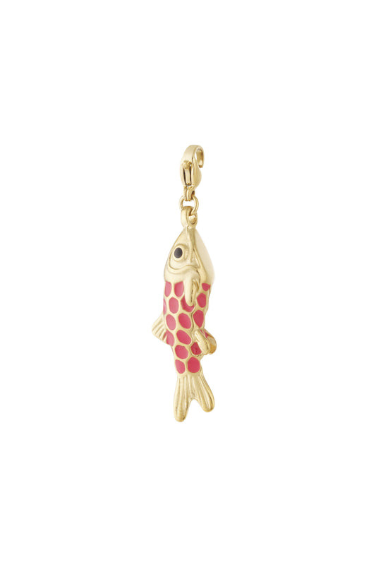 Charming Enamel Fish Pendant for Spring/Summer