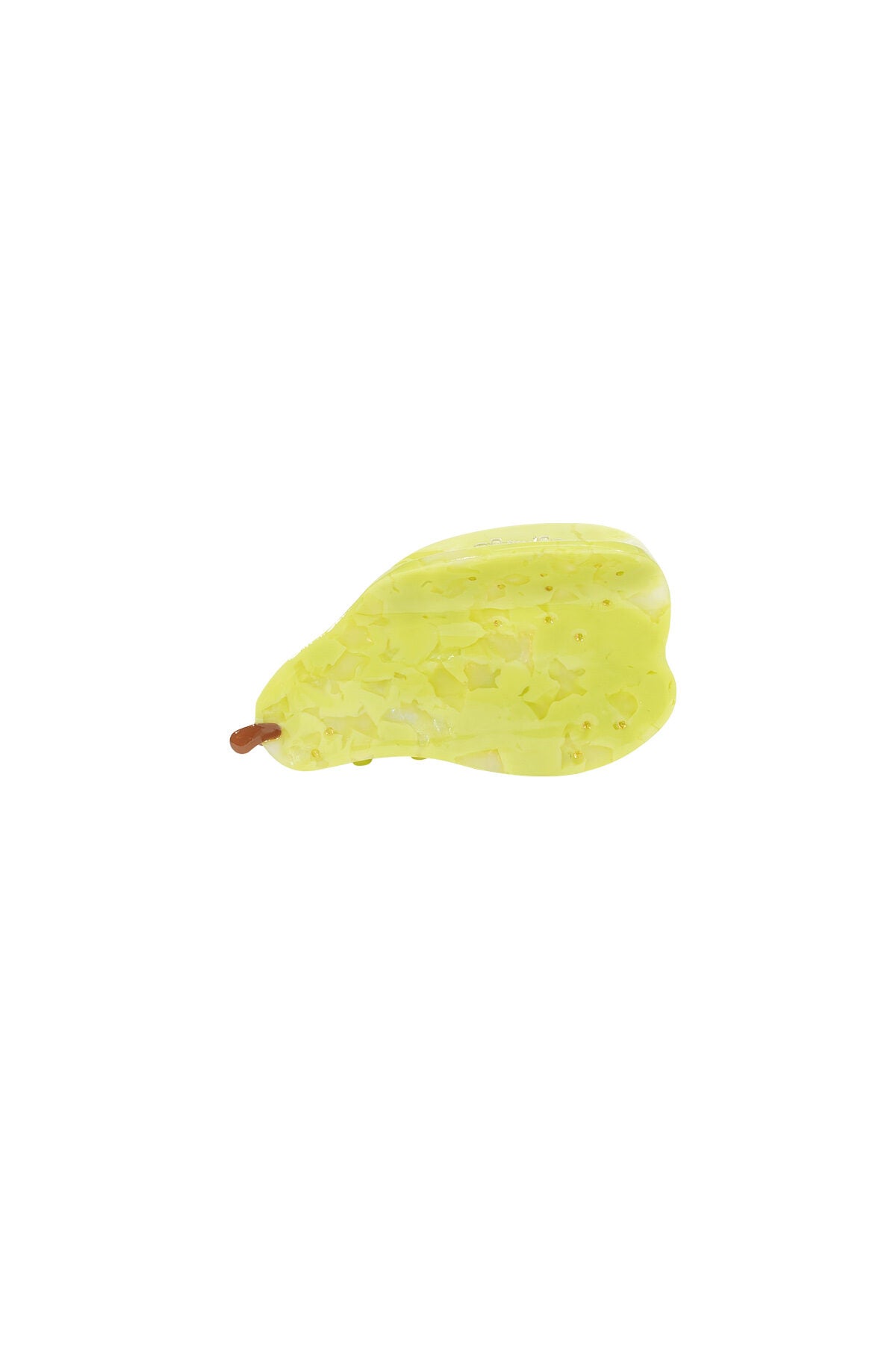 Elegant Yellow Acetate Hair Claw for Spring/Summer