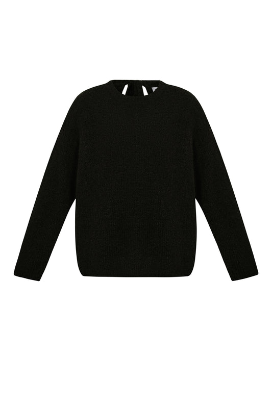 Trui met open rug
