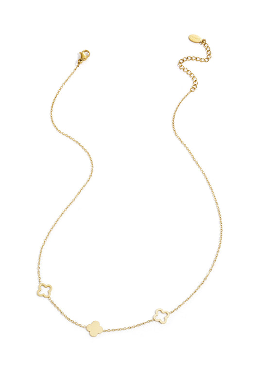 Elegant Clover Chain Necklace for Everyday Glam