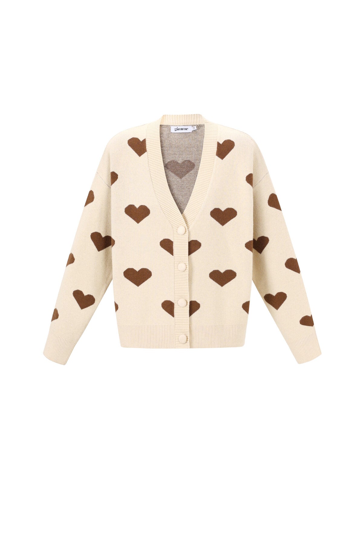 Cute Heart Knit Cardigan for Fall/Winter