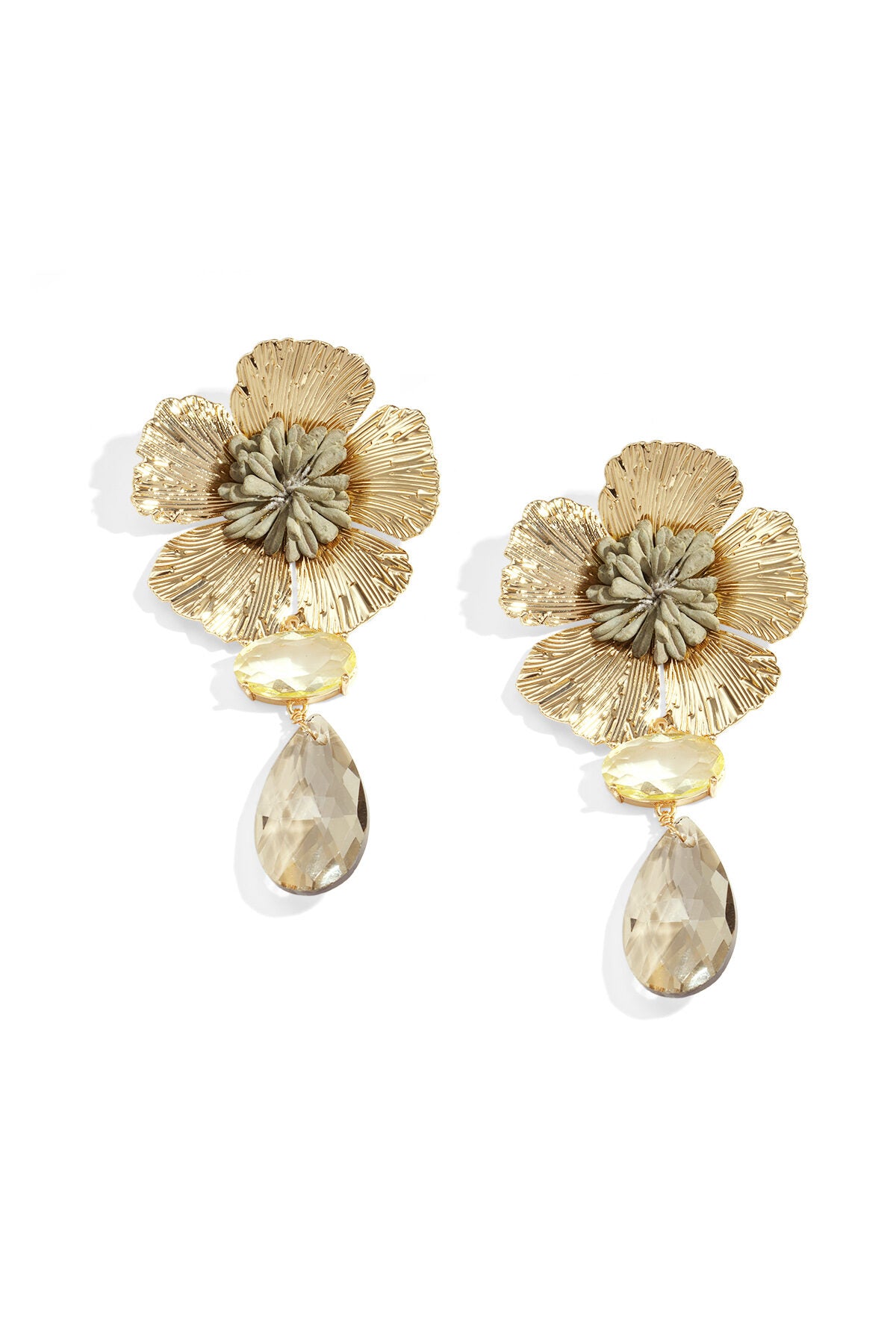 Romantic Gold-Plated Drop Earrings for Beach Vacations