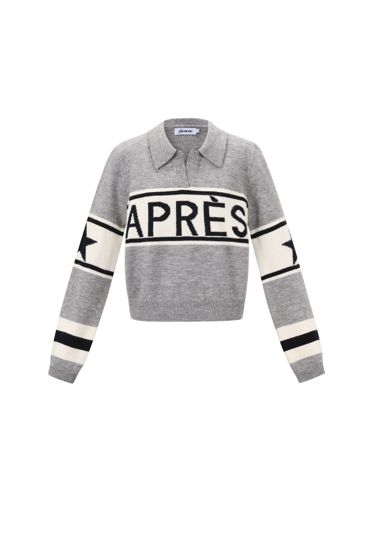Chic Lettered Knit Sweater for Cozy Fall Style
