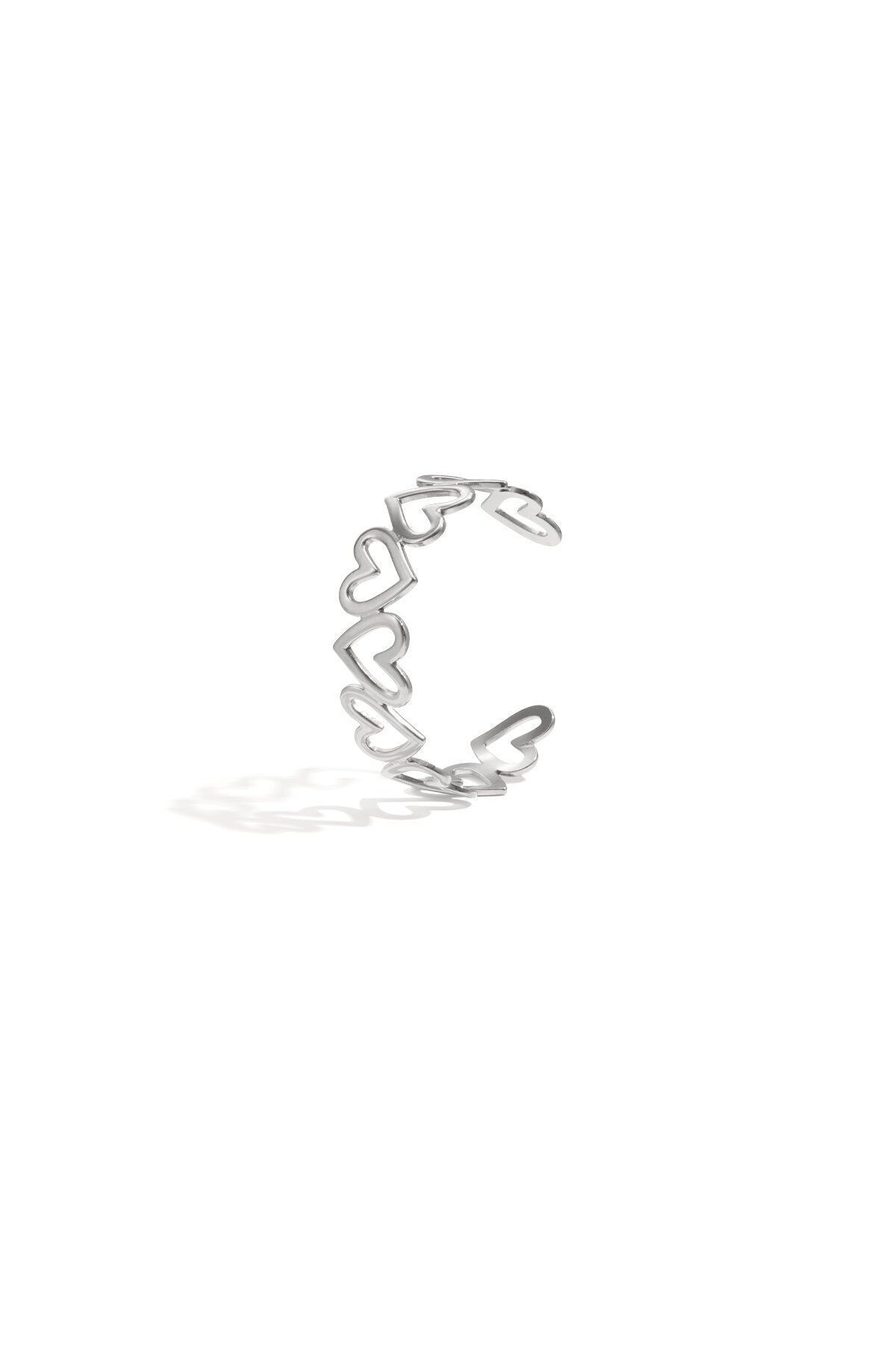 Elegant Heart Cuff Bracelet for Everyday Wear