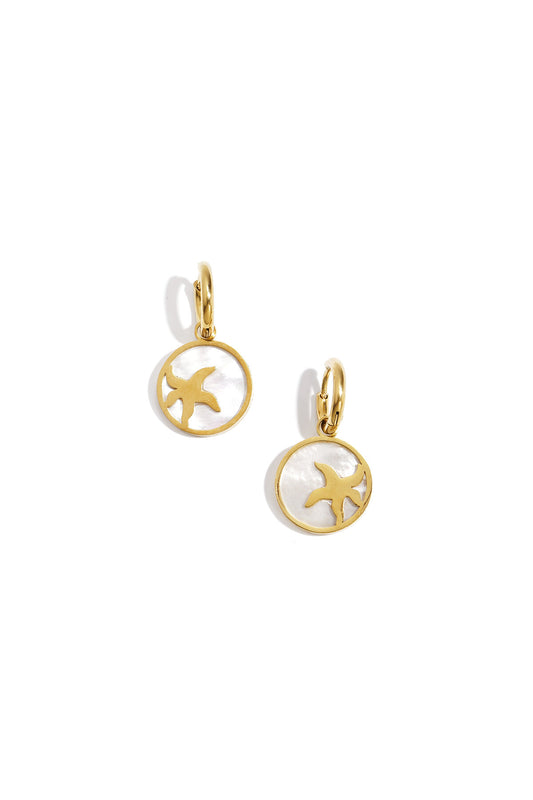 Stylish Starfish Drop Earrings for Summer Vibes
