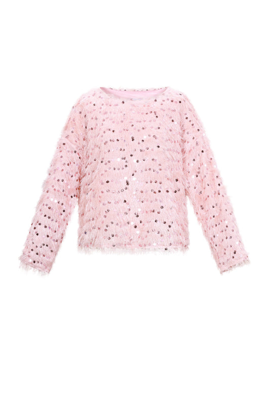 Elegant Sequined Long Sleeve Tops for Fall/Winter