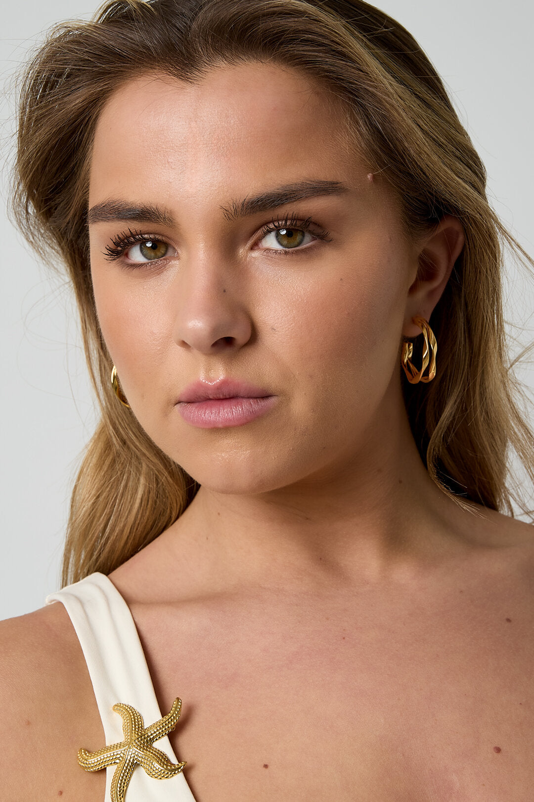 Stylish Stainless Steel Hoop Earrings for Women
