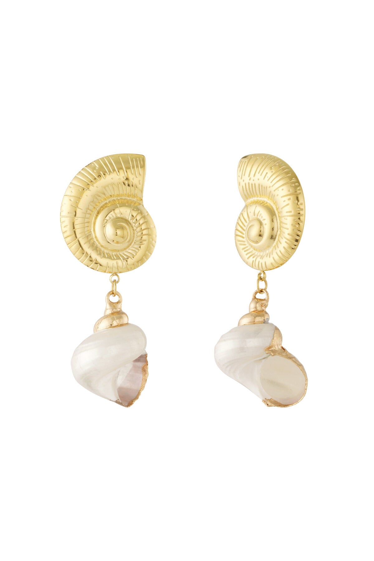 Elegant Gold Drop Earrings for Spring/Summer