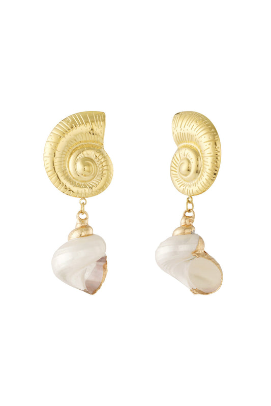 Elegant Gold Drop Earrings for Spring/Summer