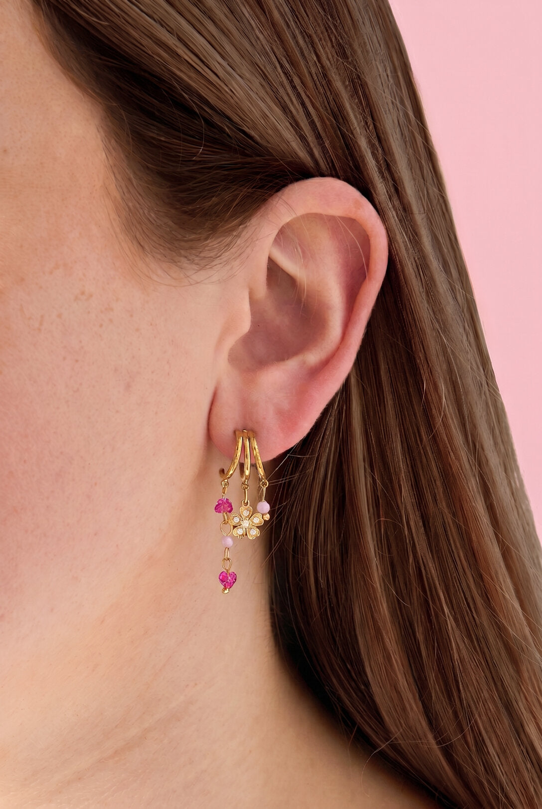 Elegant Gold Drop Earrings for Spring/Summer