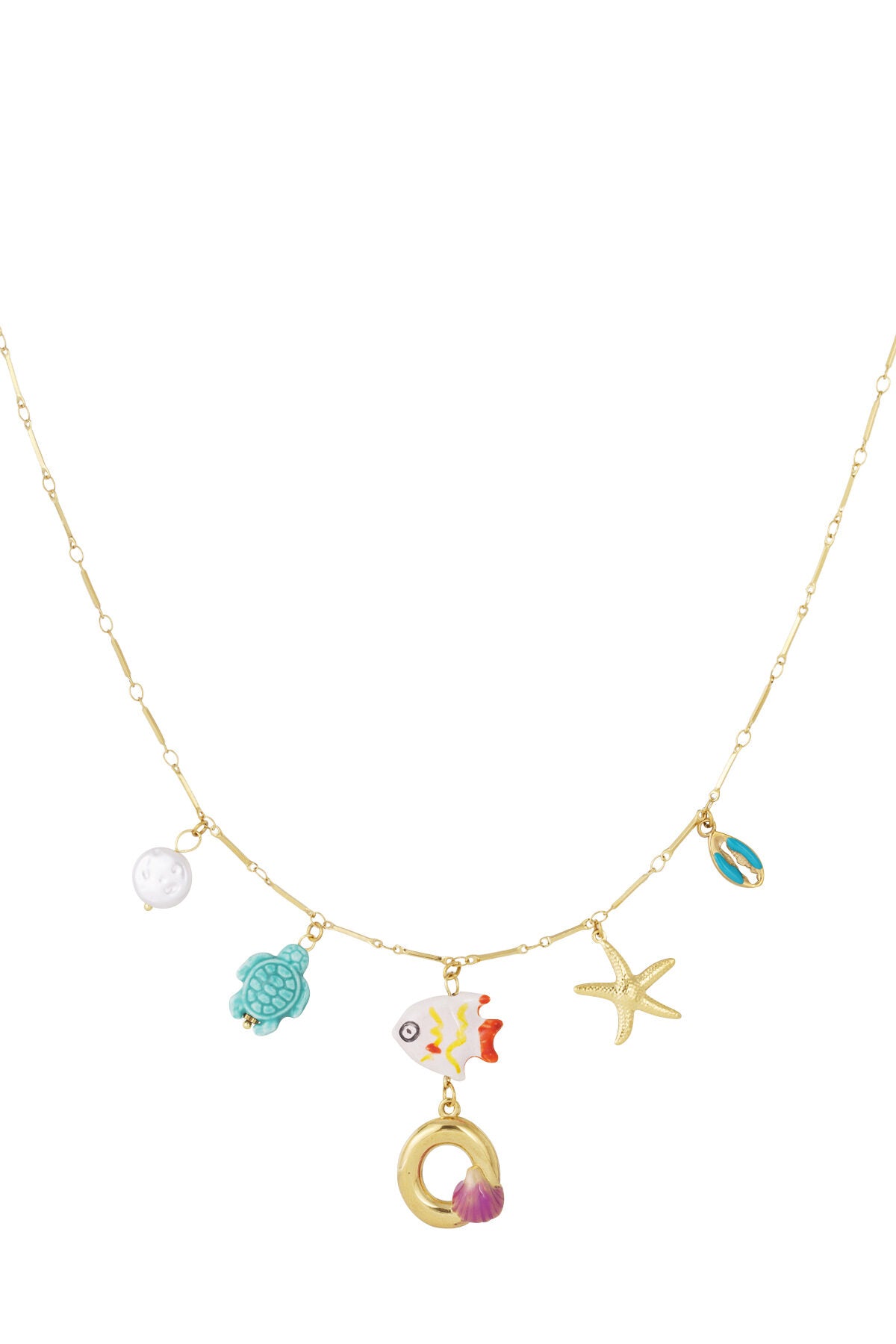 Elegant Letter Pendant Necklace for Spring/Summer