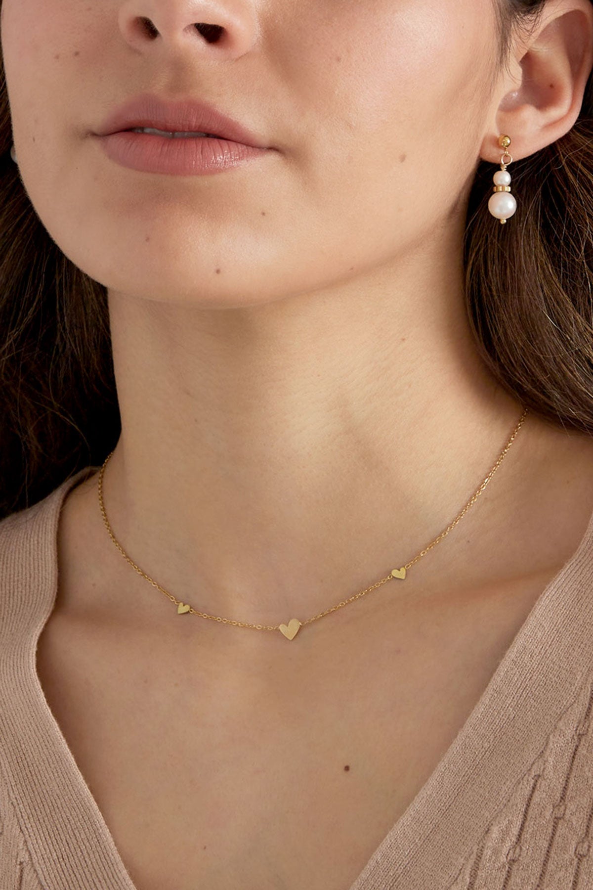Elegant Heart Chain Necklace for Everyday Wear