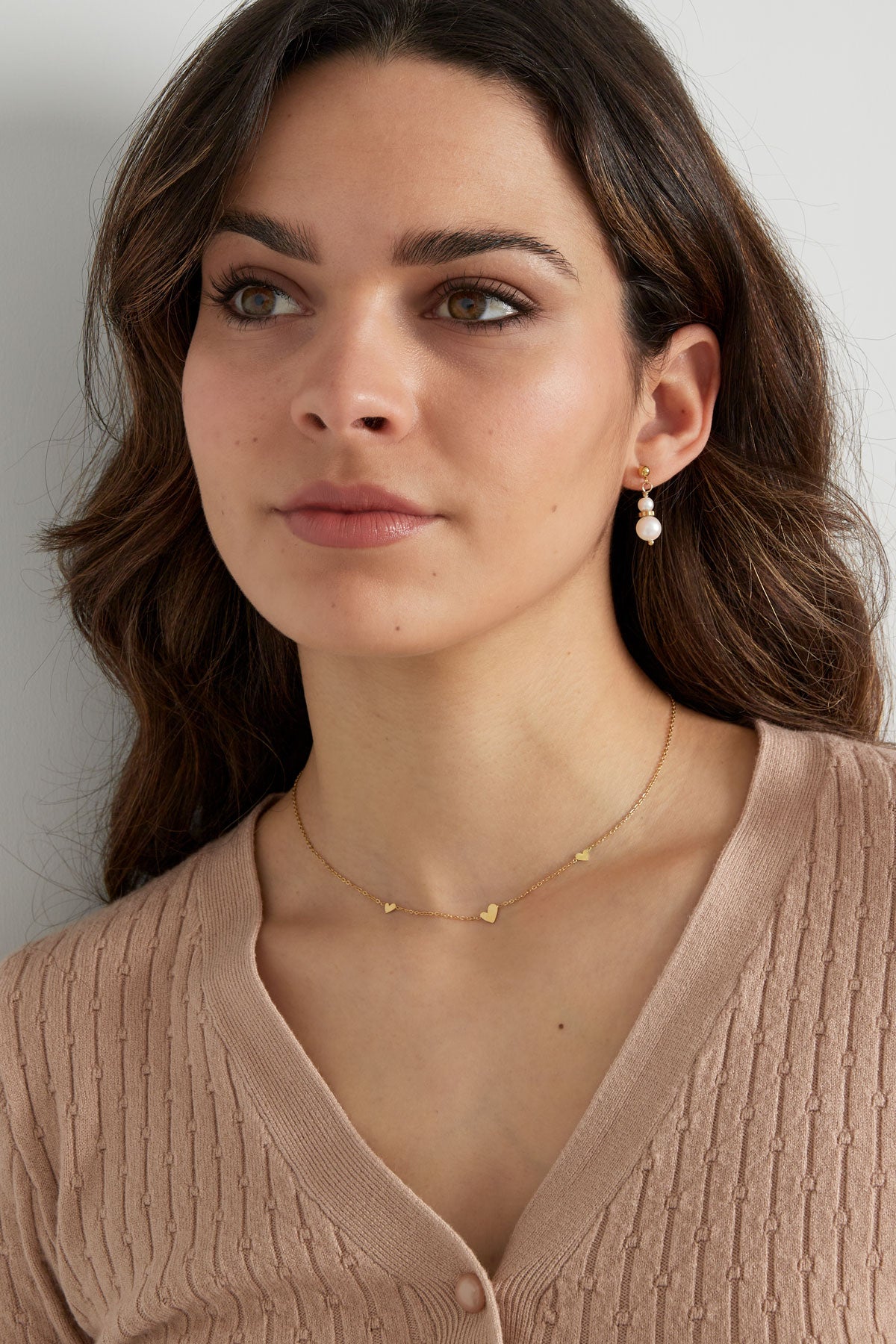 Elegant Heart Chain Necklace for Everyday Wear
