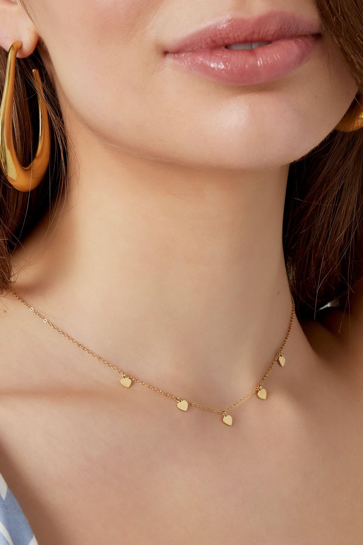 Elegant Heart Chain Necklace for Daily Wear