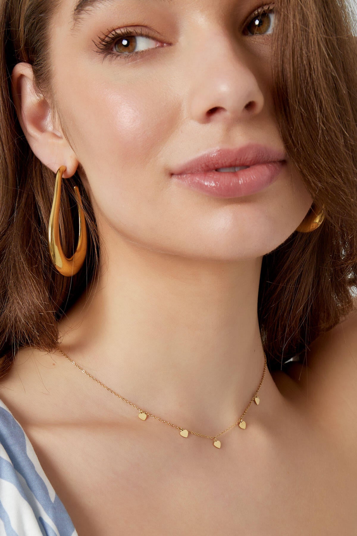 Elegant Heart Chain Necklace for Daily Wear
