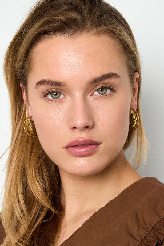 Stylish Stainless Steel Hoop Earrings for Women