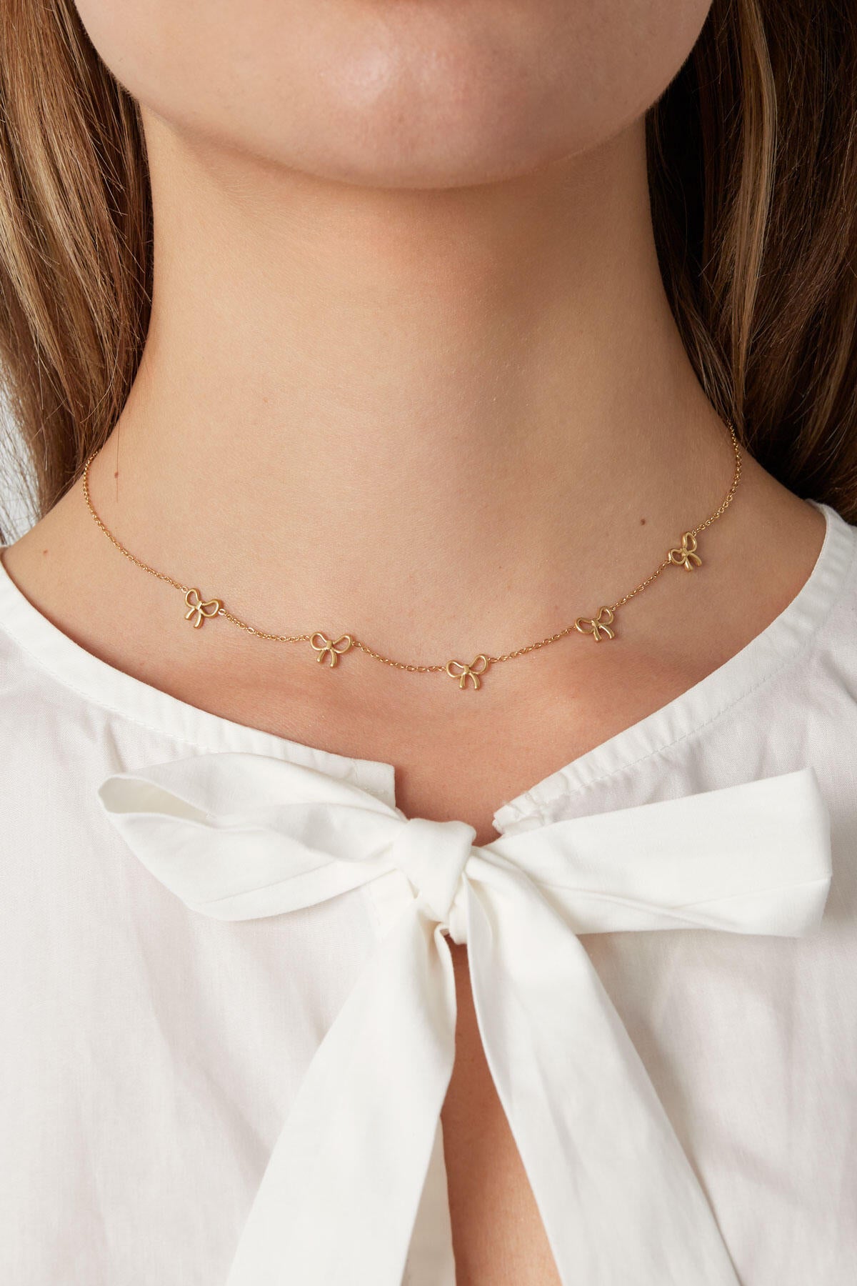 Elegant Stainless Steel Chain Necklace in Silver & Gold