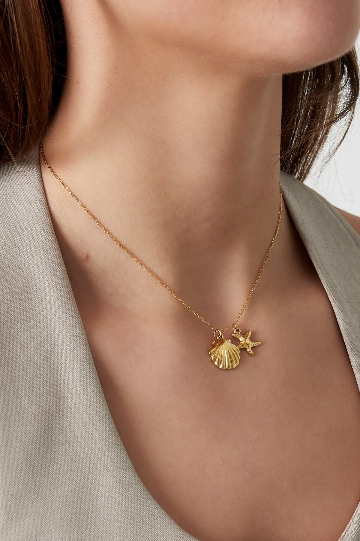 Elegant Oceanic Style Pendant Necklace for Everyday Wear
