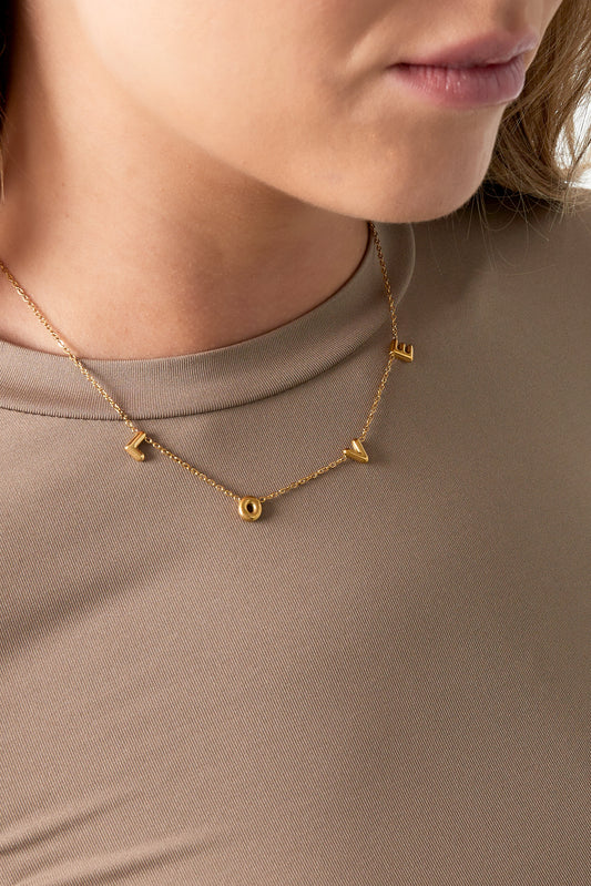 Elegant Letter Pendant Necklace for Daily Wear