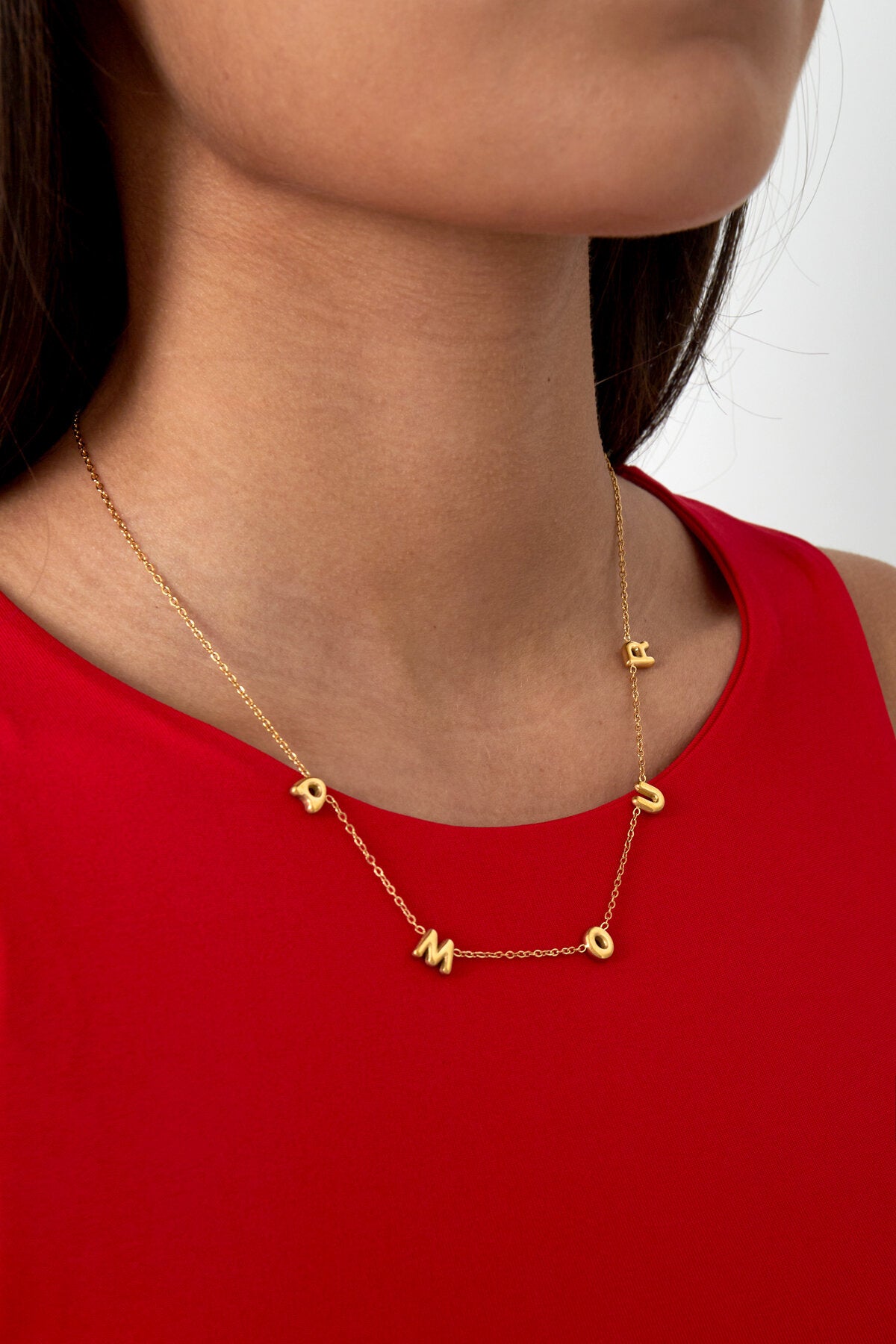 Elegant Letter Pendant Necklace for Everyday Wear