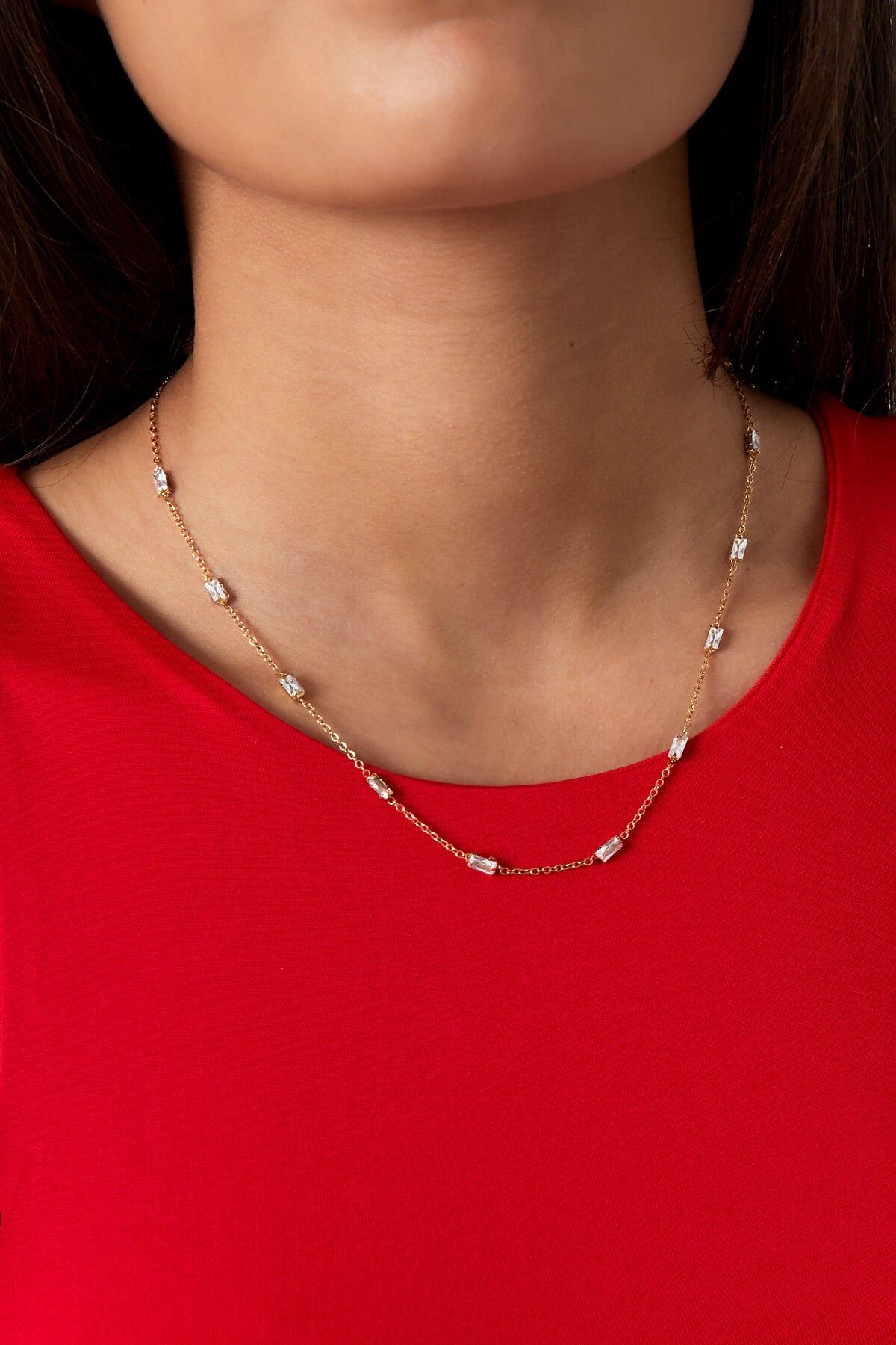 Stylish Stainless Steel Short Necklace for Women