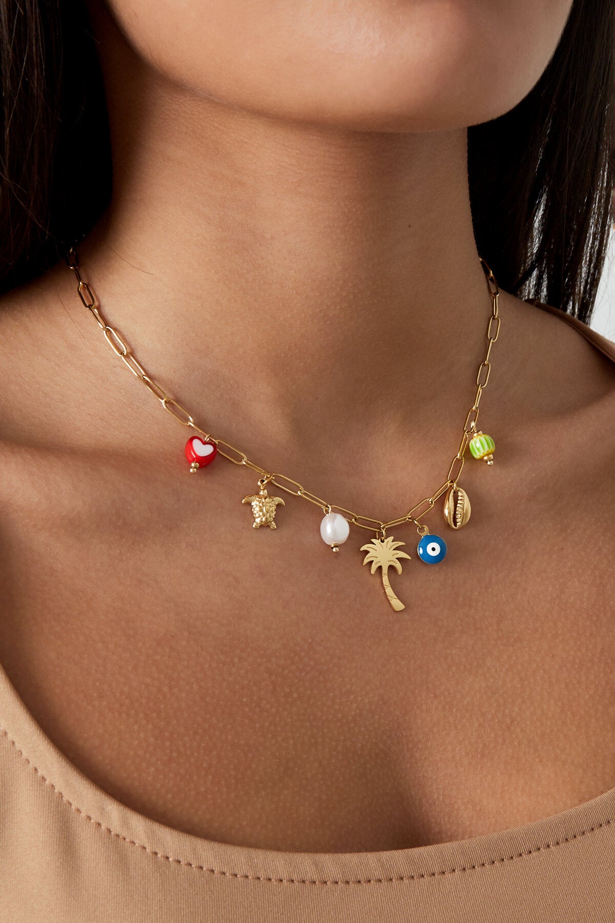 Elegant Gold-Plated Clavicle Necklace for Women