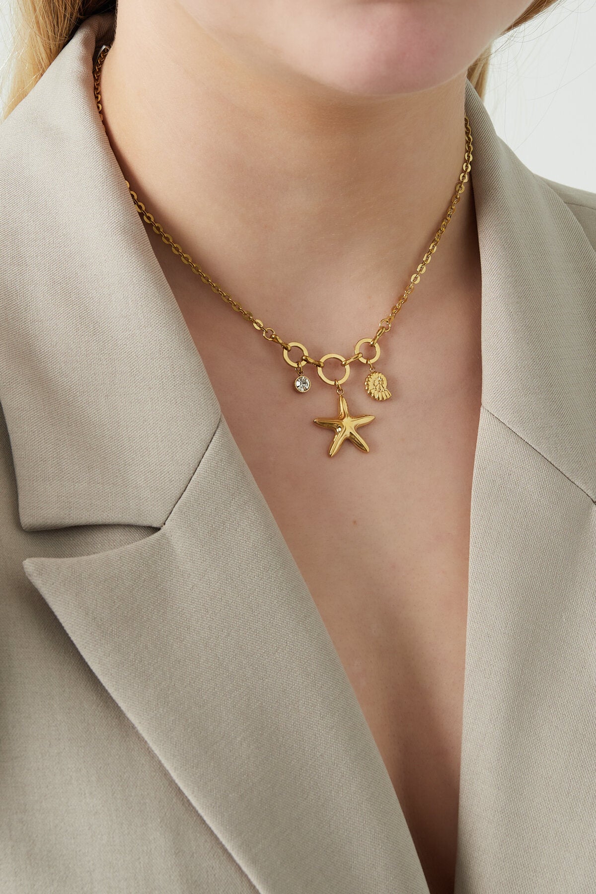 Elegant Rhinestone Pendant Necklace for Women