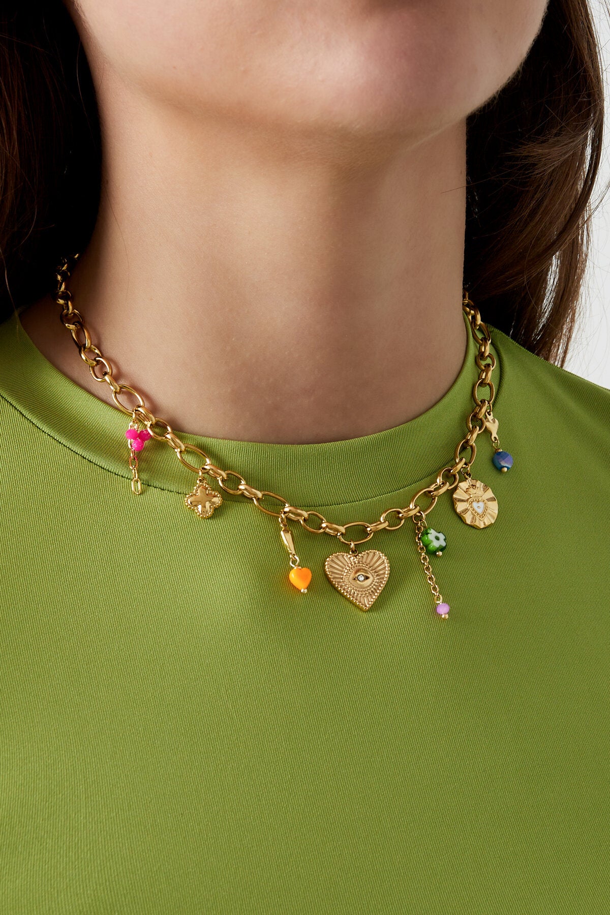 Elegant Gold Heart Pendant Necklace for Everyday Wear