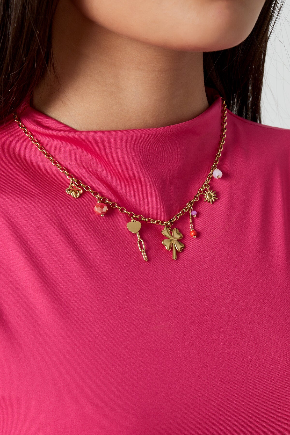 Elegant Gold Clover Pendant Necklace for Everyday Wear