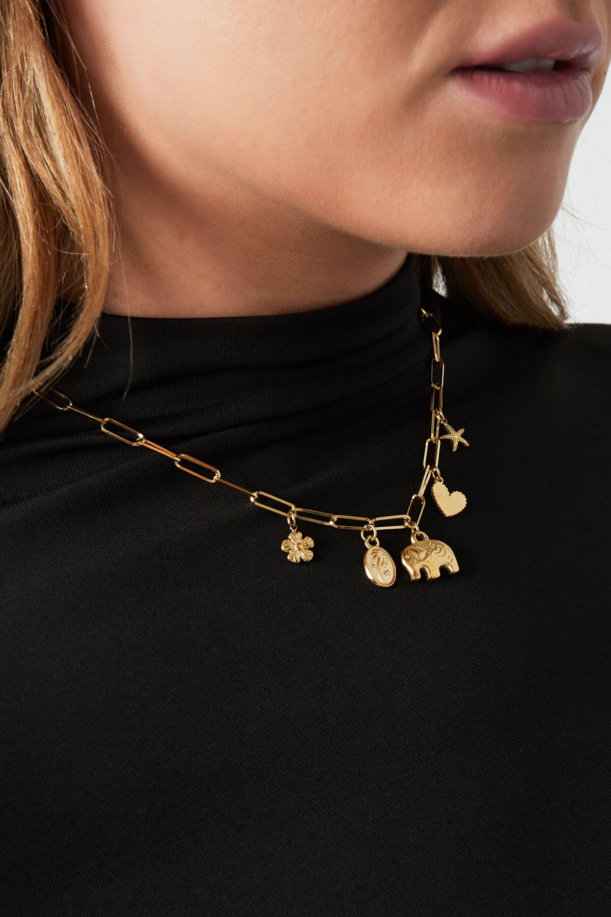 Elegant Gold Plated Animal Pendant Necklace for Women