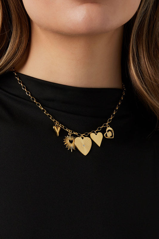Elegant Gold Heart Pendant Necklace for Everyday Glam