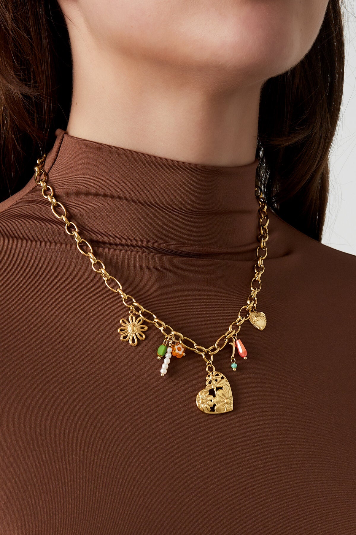 Elegant Gold Heart Necklace for Everyday Wear