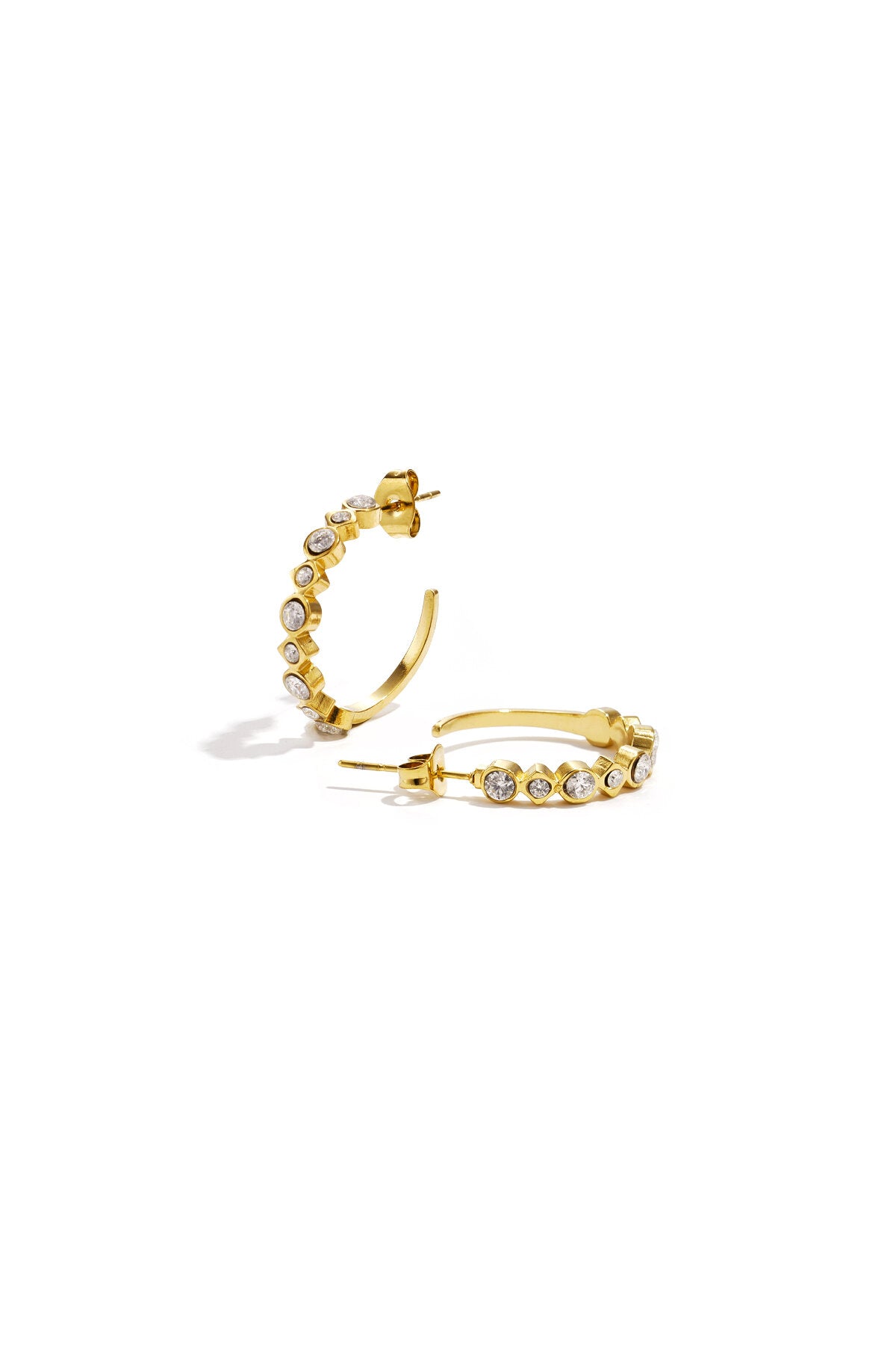 Stylish Silver & Gold Hoop Earrings for Everyday Wear