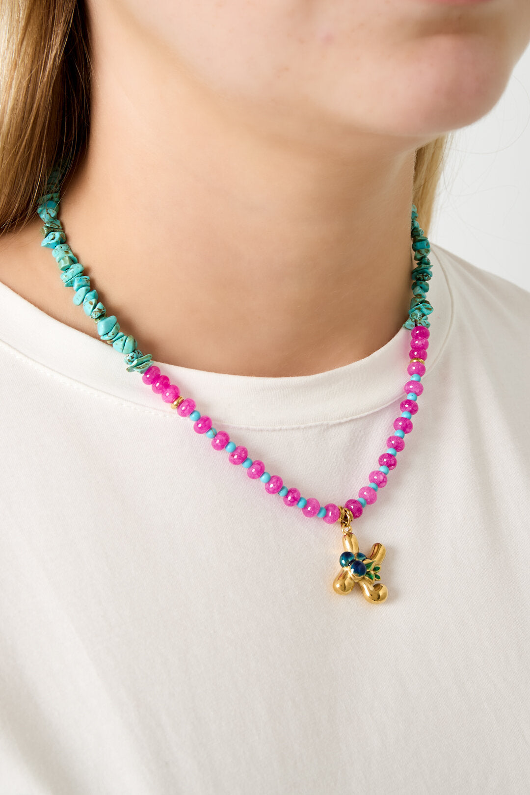 Chic Mixed Color Beaded Necklace for Everyday Style