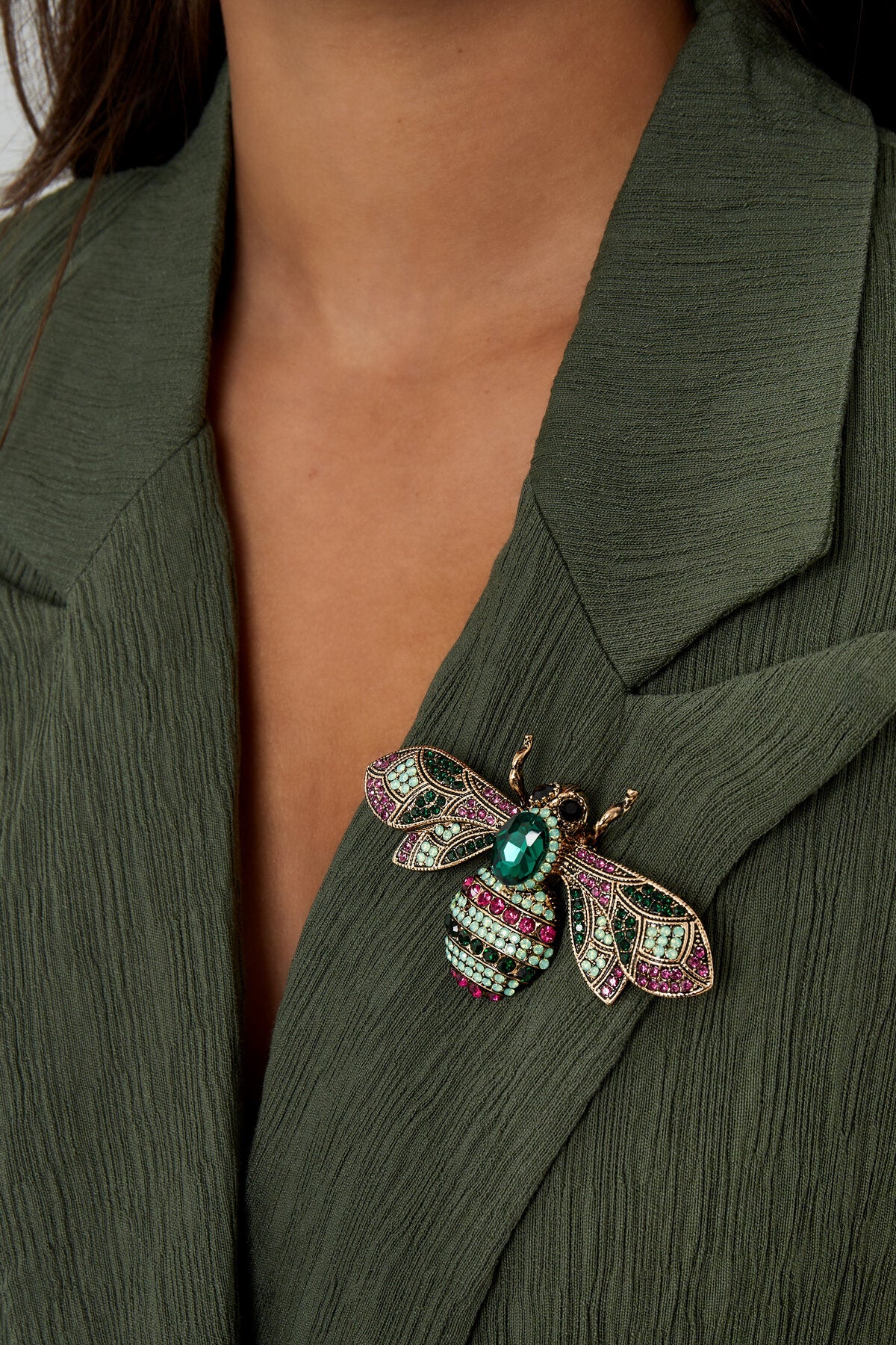 Stylish Multicolour Alloy Brooch for Versatile Elegance