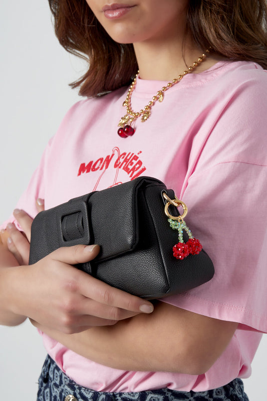Chic Red Crystal Bag Charm for All Bags
