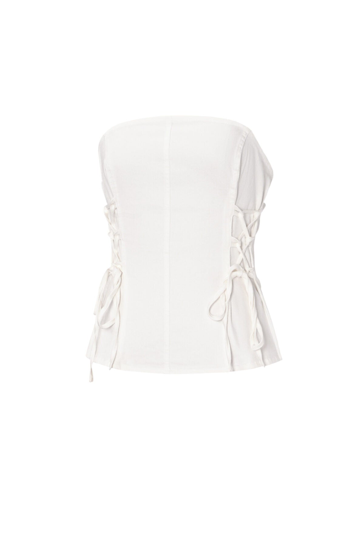 Elegant Off-White Cotton Denim Top for Spring/Summer